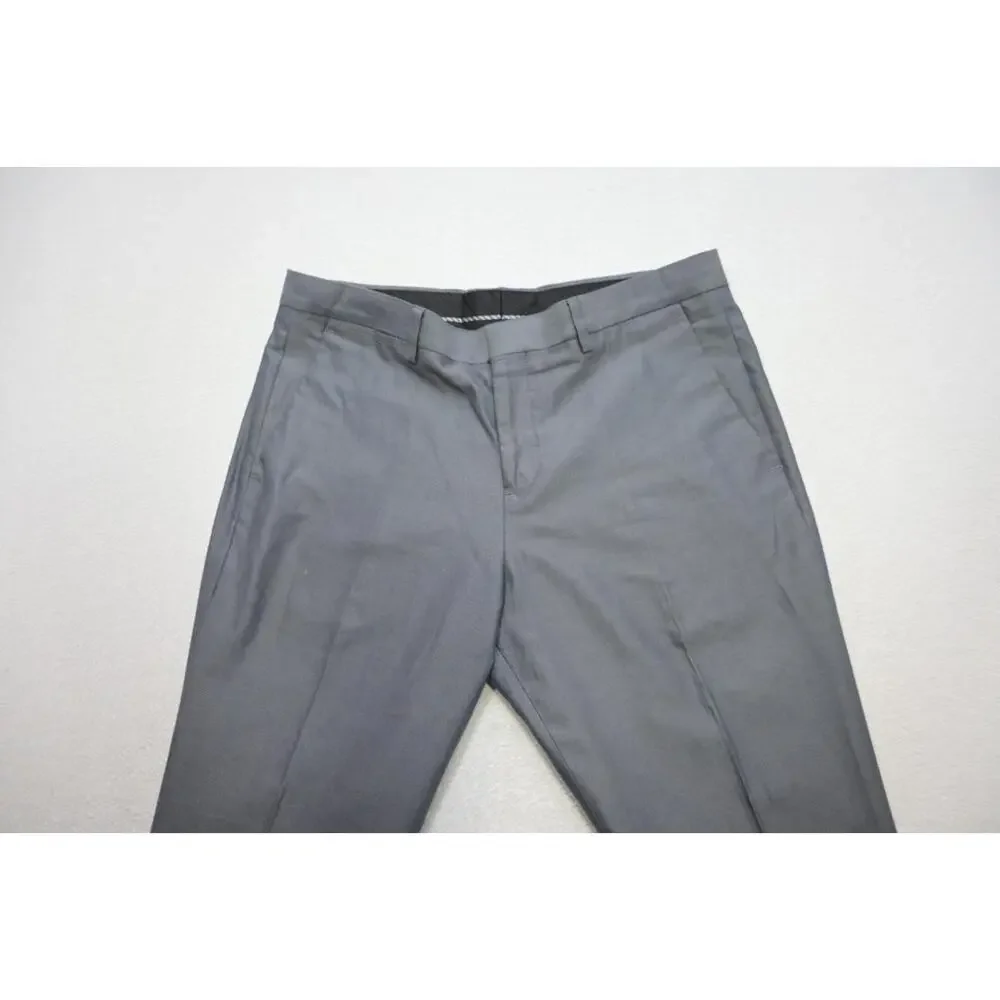 Express Photographer Slim Fit Gray‎ 2 Piece Suit Pants Jacket 32 x 30 38 R